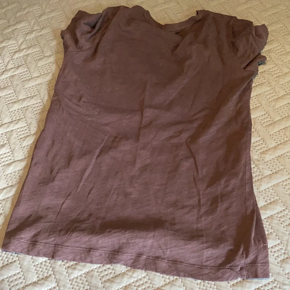Madewell : Small Cotton Plum V Neck - Picture 7 of 7